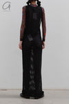 Walter Van BeirendonCK Nets Dress AW22-23 8042